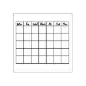 Blanco maand sjabloon Bullet Journal Rubberstempel (Afrduk)