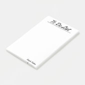 Blanco maken om lijst uit te voeren post-it® notes (Schuin)