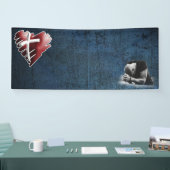 blanco Mannen Prayer Group Church Spandoek (Beurs)