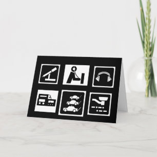 Blanco noot of Wenskaart voor audio-Icons Kaart