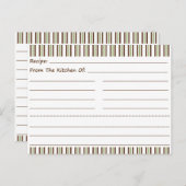 Blanco nuttige Kaarten strippen (Voorkant / Achterkant)