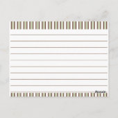 Blanco nuttige Kaarten strippen (Achterkant)