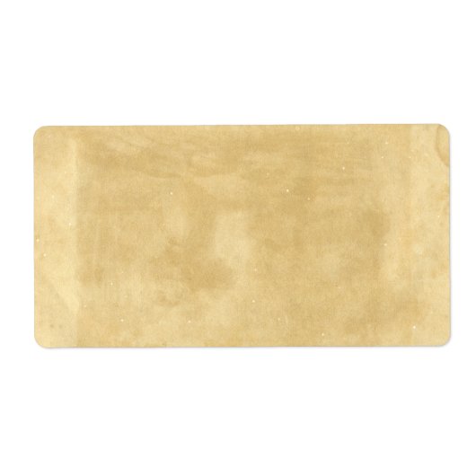 Blanco oud papier etiket (Voorkant)