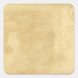 Blanco oud papier vierkante sticker