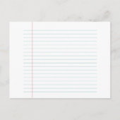 Blanco papier briefkaart (Voorkant)