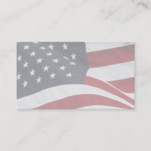 Blanco patriottische Visitekaartjes