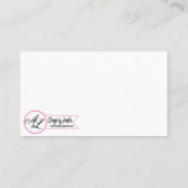 Blanco Plaatsen Kaarten Witte Rozen Goud Geometris Plaatskaartje (Achterkant)