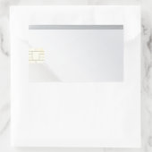 Blanco plastic kaarten met chip rechthoekige sticker (Tas)