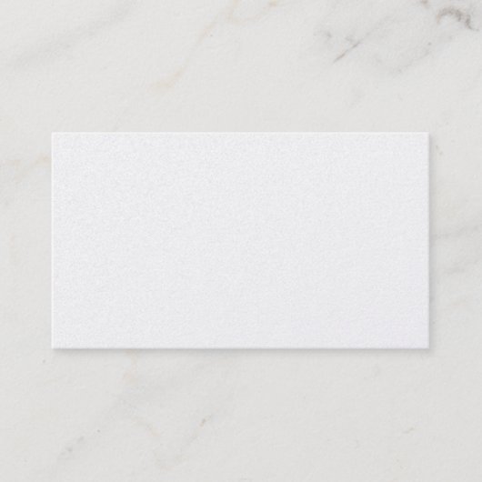Blanco platina metallisch zilver Visitekaartje. Visitekaartje (Voorkant)