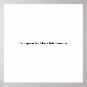 Blanco poster