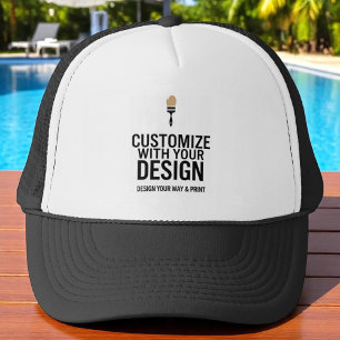  blanco promotionele aangepaste bedrijf trucker pet