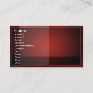 Blanco rood — Visitekaartje