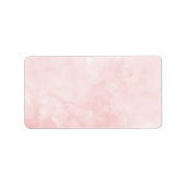 Blanco Roos Blush Waterverf Etiket (Voorkant)