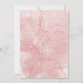 Blanco roze bruiloft of partijuitnodiging kaart (Voorkant)