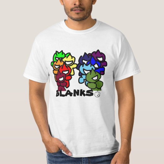 blanco t-shirt (Voorkant)