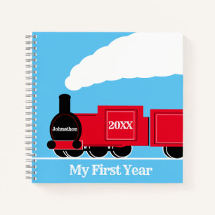 Blanco treinjournaal voor Baby Boy-geheugen Notitieboek