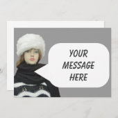 Blanco uitnodiging (Voorkant / Achterkant)