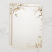 Blanco uitnodiging (Voorkant / Achterkant)