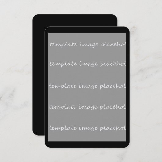 Blanco uitnodigingskaart 3.5x5 Voeg uw eigen afbee Kaart (Voorkant / Achterkant)