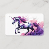 Blanco Unicorn Oracle-Kaarten Visitekaartje (Voorkant)