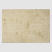 Blanco verkleurd perkamentoproer Antiek Tissuepapier (Voorkant)