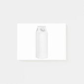 Blanco verpakking voor melk post-it® notes (Voorkant)