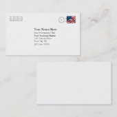 Blanco Visitekaartje rugenvelop (Voorkant / Achterkant)