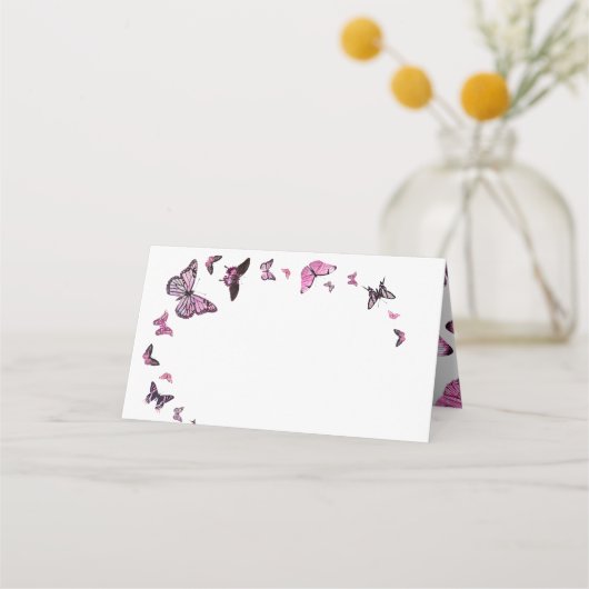 Blanco vlinder voor handgeschreven bruiloft (Voorkant)