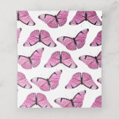 Blanco vlinder voor handgeschreven bruiloft (Binnenkant ongevouwen)