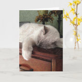 Blanco Wenskaart Kaart (Gele Bloem)