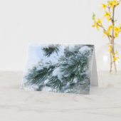 blanco wenskaart kaart (Gele Bloem)