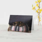 Blanco Wenskaart Kaart (Gele Bloem)