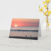 Blanco Wenskaart Kaart (Gele Bloem)