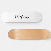 Blanco wit skateboard (Horizontaal)