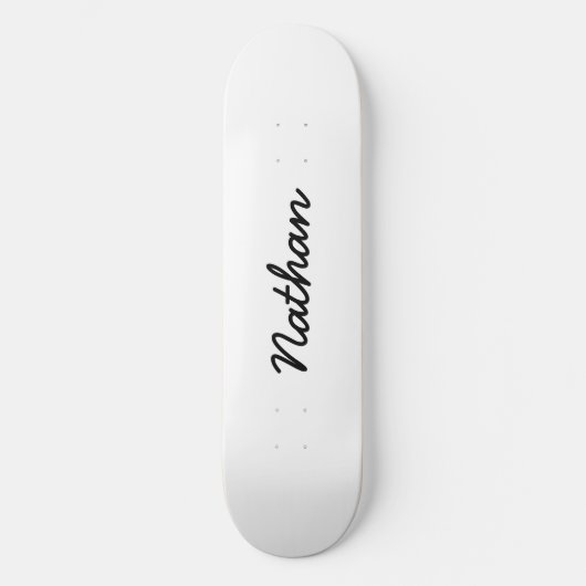 Blanco wit skateboard (Voorkant)