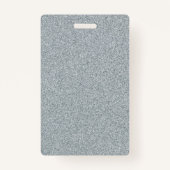 Blanco zilverglitter - Sjabloon - Aangepaste tekst Badge (Voorkant)