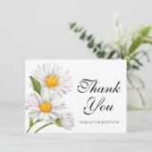 Blancs Aquarelle Été Floral Merci (Debout devant)