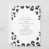 Blancs avec Invitations de la fête des papillons n (Devant)
