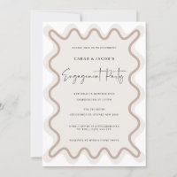 Blancs Beige Mission Invitation