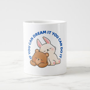 Blancs Brown Maigre lapin et Ours Mug
