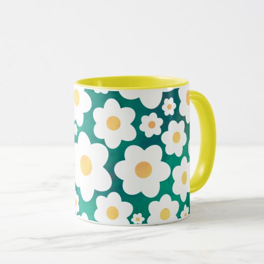 Blancs Daisers Mug (Devant droit)