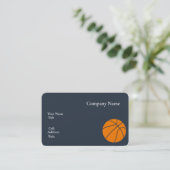 Blancs de basketball Carte de visite Modèle (Debout devant)