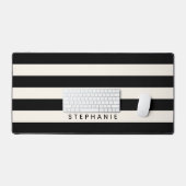 Blancs de rugby noir et lunette blanc avec nom (Clavier et souris)