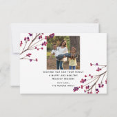 Blancs des cartes de Noël amusantes (Dos)