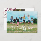 Blancs des cartes de Noël amusantes (Devant / Derrière)