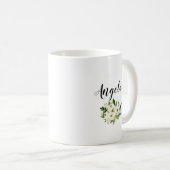Blancs Floral Mère de la mariée Mariage Mug (Devant droit)