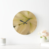 Blancs Lillum Photo Arrondi (Grande horloge murale (Maison)