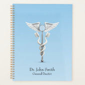 Blancs miroir dentaire Caduceus Toothbrush Médical (Devant)