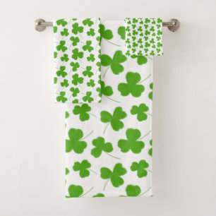 Blancs Motif Shamrock