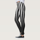 Blancs Noir Fade vers Leggings Noirs (Gauche)